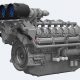 Дизельный двигатель Perkins 4016-61TRG1 в сборе