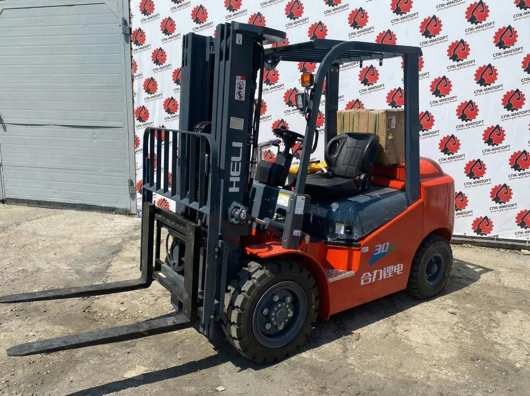 Электропогрузчик HELI CPD30 — грузоподъемность 3т, высота подъема 4.5м, литиевая батарея СПК-Импорт Фото-1