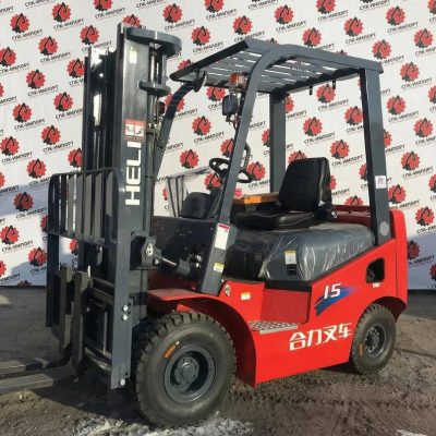 Дизельный погрузчик HELI CPCD15 – грузоподъемность 1.5 тонны, высота подъема 3м