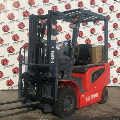 Электропогрузчик HELI CPD15 – грузоподъемность 1.5 тонны, высота подъема 3м, LI-ION