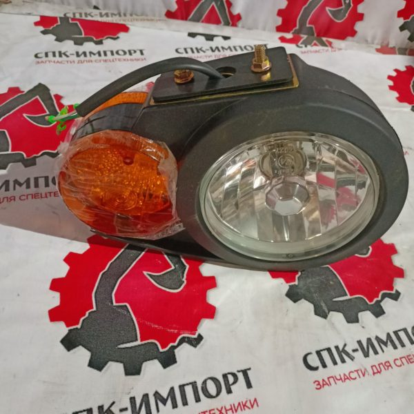 W370001910B Фара передняя правая для грейдера SEM (с оранжевым поворотником) СПК-Импорт Фото-2