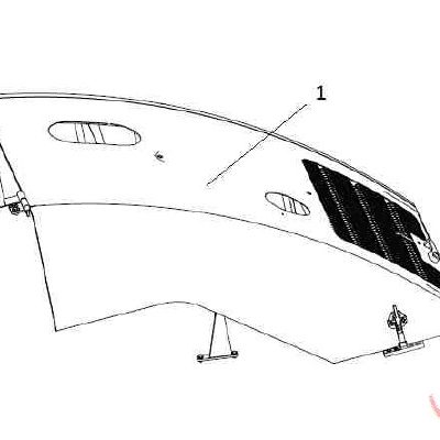 5546232 Капот для дорожного катка SEM 518