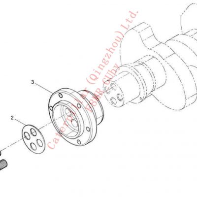 SE_PW46011 Втулка колеса для дорожного катка SEM 518