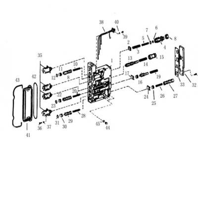 263-15-10104 Регулирующий клапан в сборе для дорожного катка Shantui SR20M