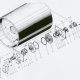 Валец дорожного катка XSM218 / XSM220