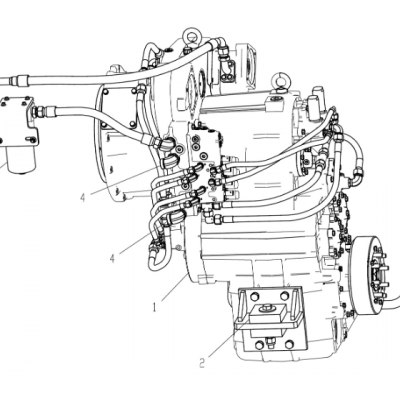 253007733 Насос трансмиссии для фронтального погрузчика LW600KN