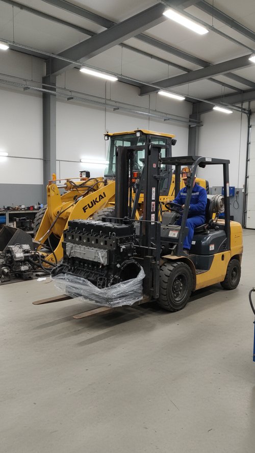 установка двигателя YTO LR6A3