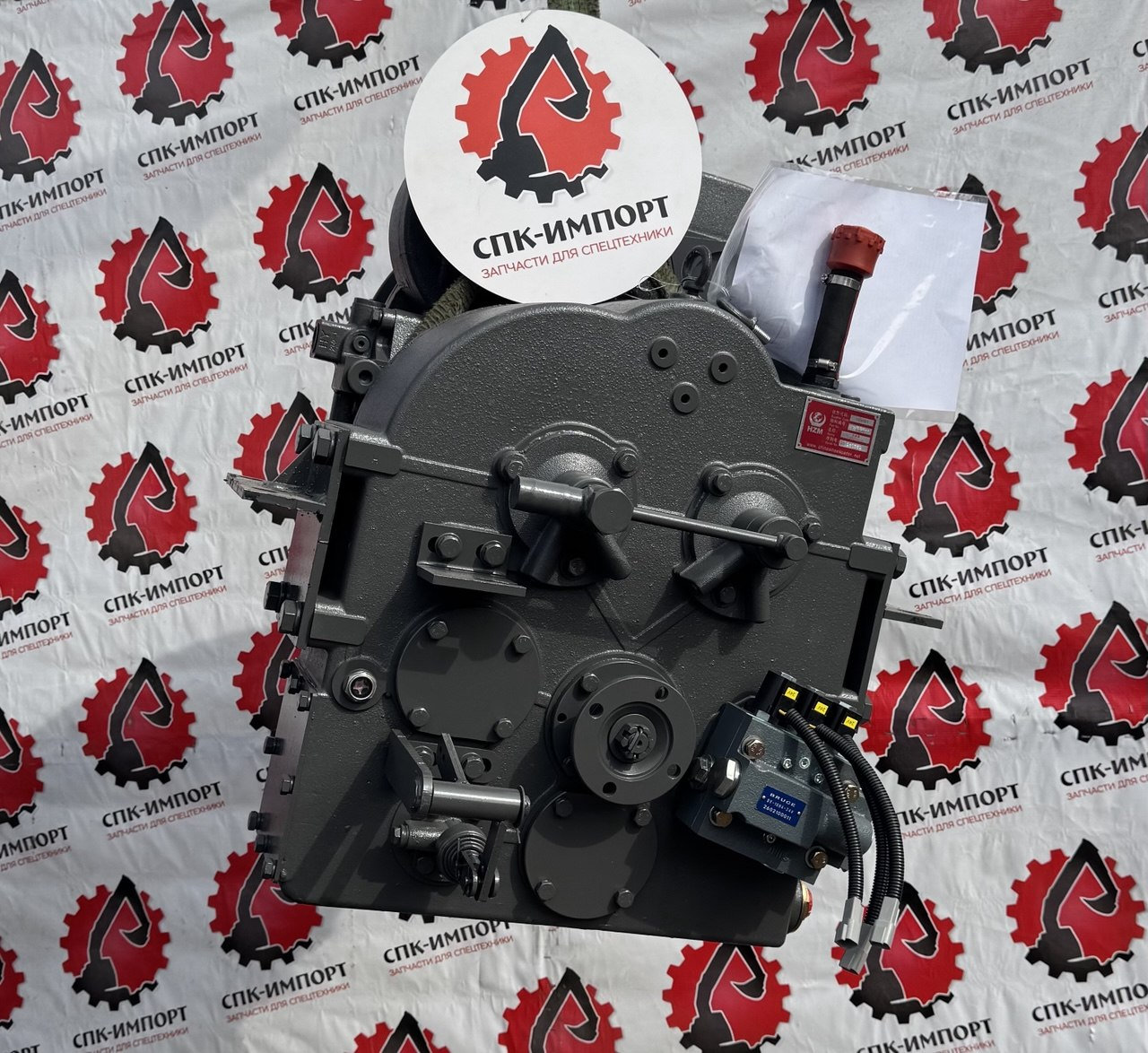 КПП HZ6002 в сборе для экскаватора-погрузчика BULL 3SX-PLUS СПК-Импорт Фото-3